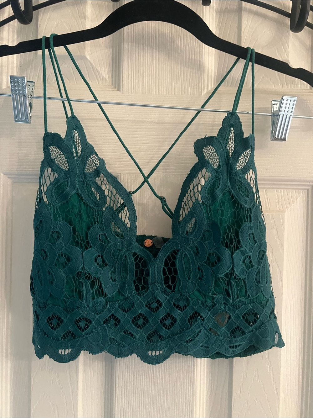 Free people intimately small bra green NWT